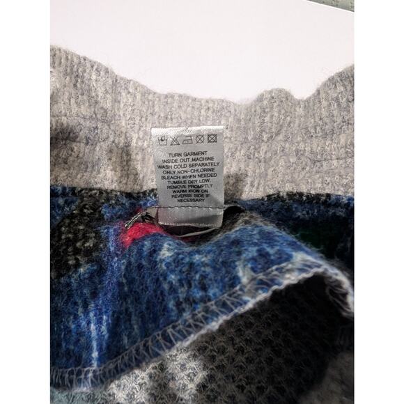 Damee Sweater Womens Large Blue Sleeveless Cardigan Vest Art - Picture 7 of 10